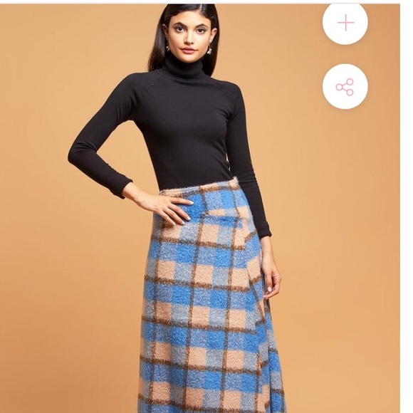 Eva Franco Islay Plaid Skirt - Picture 3 of 5